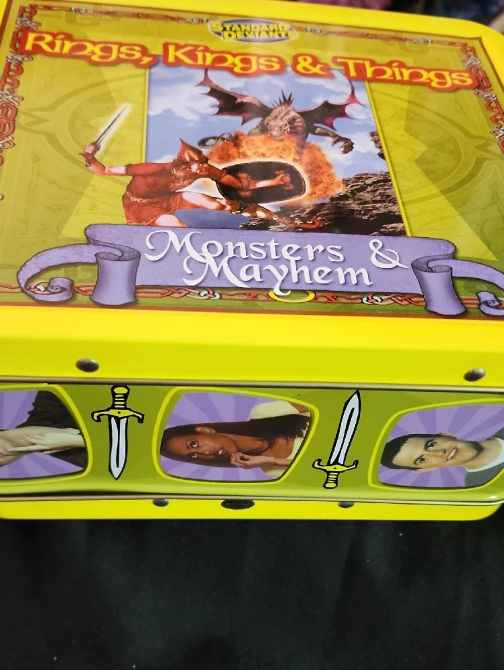 Rings, Kings & Things Monsters & Mayhem Yellow Tin